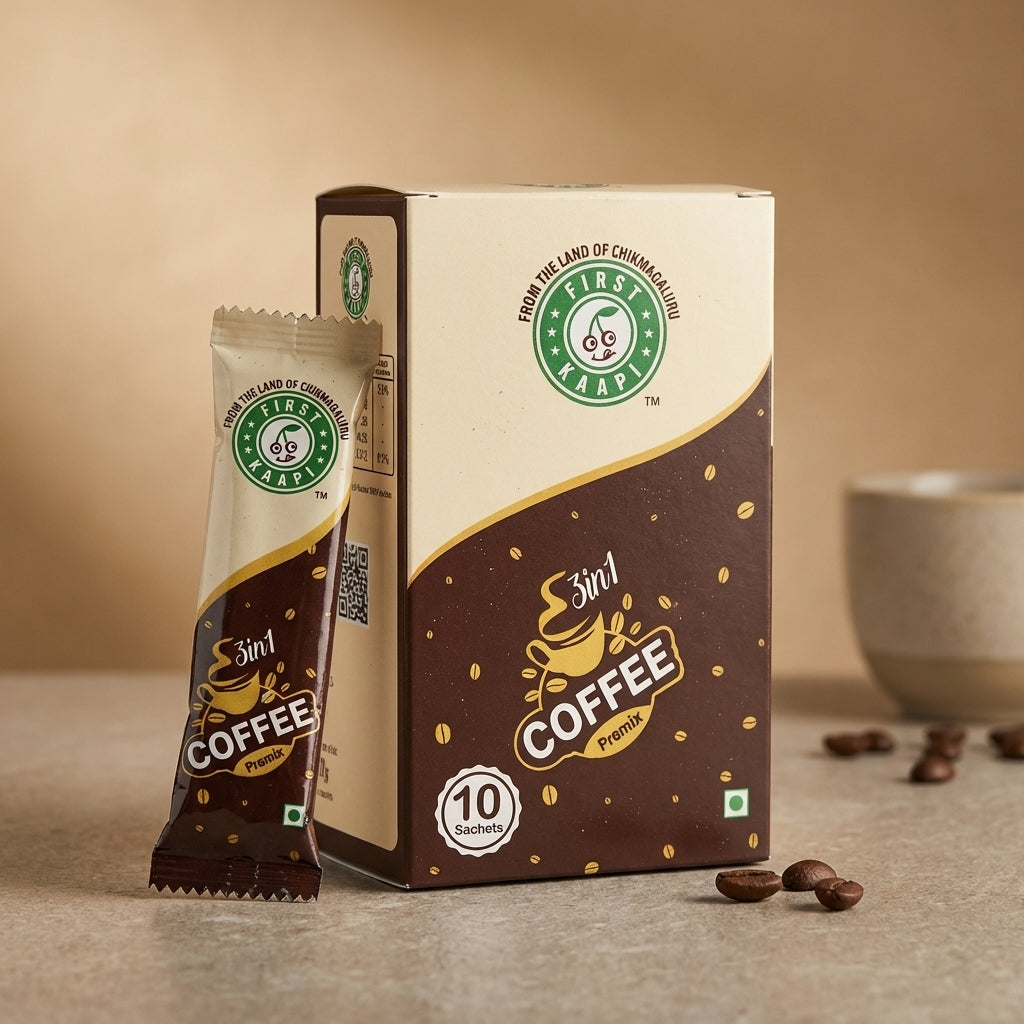 𝟑 𝐢𝐧 𝐎𝐧𝐞 𝐂𝐨𝐟𝐟𝐞𝐞 𝐏𝐫𝐞𝐦𝐢𝐱 – First Kaapi
