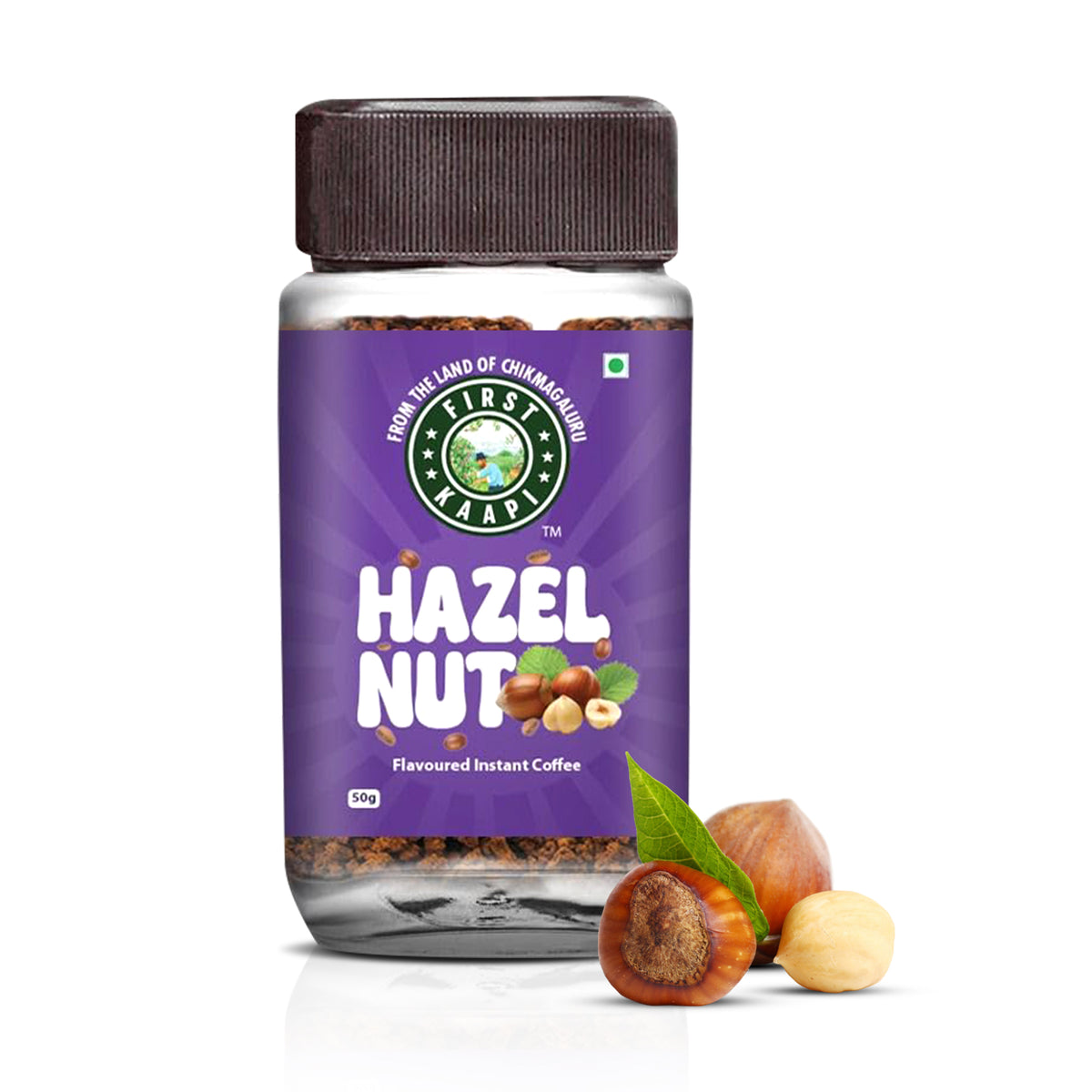 First Kaapi Hazelnut Flavoured Instant Coffee Powder