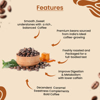 First Kaapi Caramel Flavoured Instant Coffee Powder